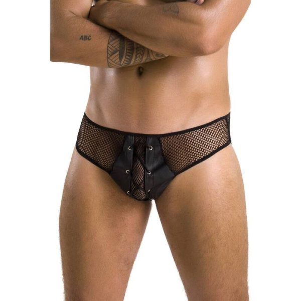 PASSION - 035 SLIP RICHARD BLACK S/M - Afbeelding 3