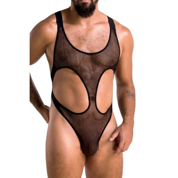 PASSION - 040 BODY LEON BLACK L/XL - Afbeelding 3