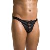 PASSION - 044 SLIP OPEN BEN BLACK L/XL - Afbeelding 3