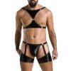 PASSION - 047 SET ARON BLACK S/M - Afbeelding 3
