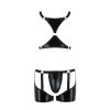 PASSION - 047 SET ARON BLACK L/XL - Afbeelding 5