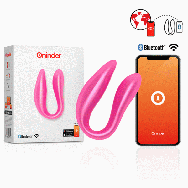 ONINDER - LISBOA PINK G-POINT & CLITORIS STIMULATOR - FREE PINK APP