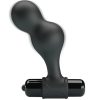 MR PLAY - BLACK SILICONE VIBRATOR ANAL PLUG - Afbeelding 2