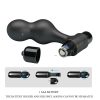 MR PLAY - BLACK SILICONE VIBRATOR ANAL PLUG - Afbeelding 9