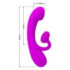 PRETTY LOVE - SINCERE VIBRATOR AND CLITORIS SUCKER PURPLE SILICONE - Afbeelding 5