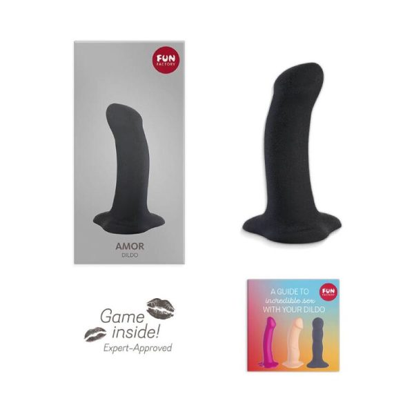 FUN FACTORY - AMOR DILDO BLACK - Afbeelding 4