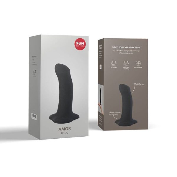 FUN FACTORY - AMOR DILDO BLACK - Afbeelding 3