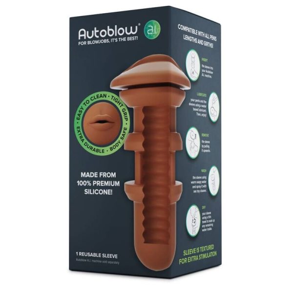 AUTOBLOW - AI MOUTH SLEEVE BROWN - Afbeelding 4