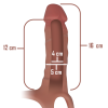 INTENSE - HOLLOW HARNESS WITH SILICONE DILDO 16 X 3.5 CM - Afbeelding 5