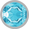 INTENSE - ALUMINUM METAL ANAL PLUG WITH BLUE CRYSTAL SIZE L - Afbeelding 4