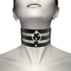 COQUETTE CHIC DESIRE - FETISH STYLE VEGAN LEATHER CHOKER - Afbeelding 2