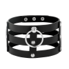 COQUETTE CHIC DESIRE - FETISH STYLE VEGAN LEATHER CHOKER - Afbeelding 4