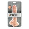 GET REAL - DUAL DENSITY DILDO 25,5 CM BALLS SKIN - Afbeelding 3