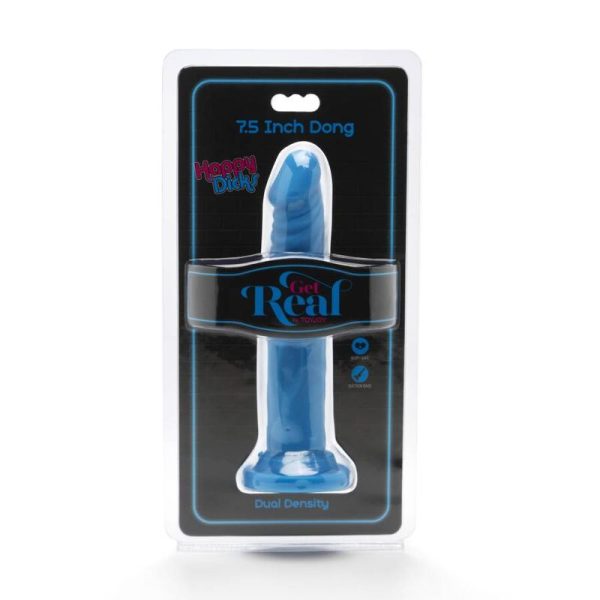 GET REAL - HAPPY DICKS DONG 19 CM BLUE - Afbeelding 2