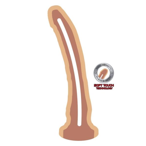 GET REAL - DUAL DENSITY DONG 20,5 CM SKIN - Afbeelding 2