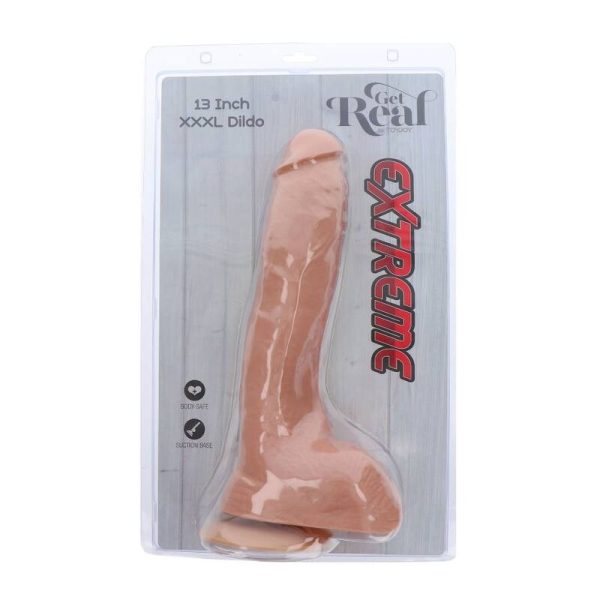 GET REAL - EXTREME XXXL DILDO 34 CM SKIN - Afbeelding 5