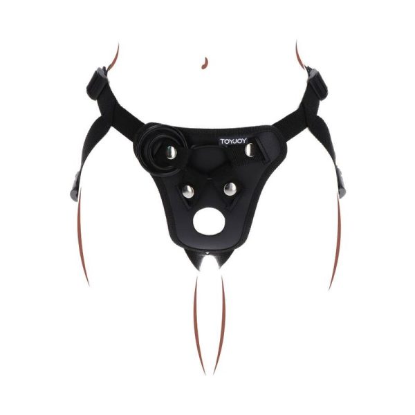 GET REAL - STRAP-ON PLEASURE HARNESS BLACK - Afbeelding 4