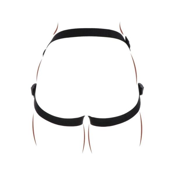 GET REAL - STRAP-ON PLEASURE HARNESS BLACK - Afbeelding 8