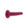 GET REAL - RIBBED DONG 12 CM RED - Afbeelding 5