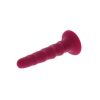 GET REAL - RIBBED DONG 12 CM RED - Afbeelding 4