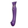 ZALO - QUEEN SET PULSE WAVE CLIT STIM PURPLE - Afbeelding 4