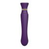 ZALO - QUEEN SET PULSE WAVE CLIT STIM PURPLE - Afbeelding 9