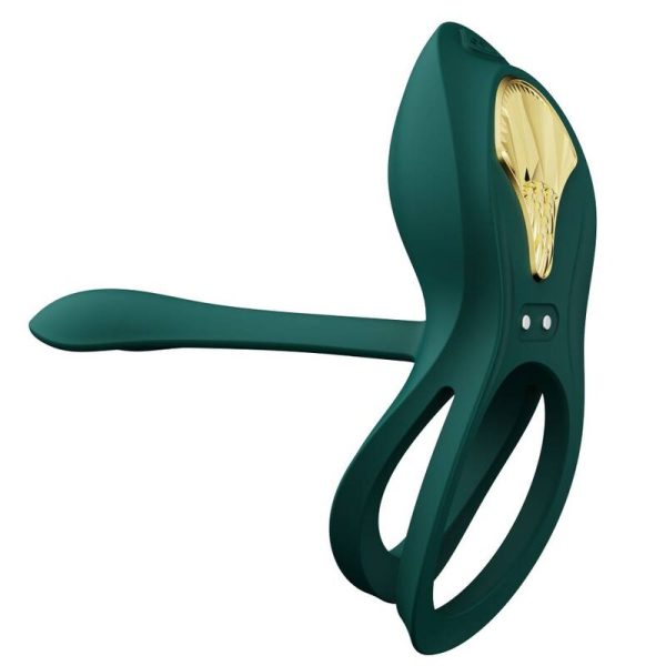 ZALO - BAYEK VIBRATING COUPLES RING GREEN - Afbeelding 7
