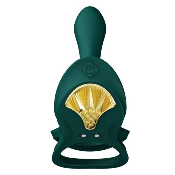 ZALO - BAYEK VIBRATING COUPLES RING GREEN - Afbeelding 4