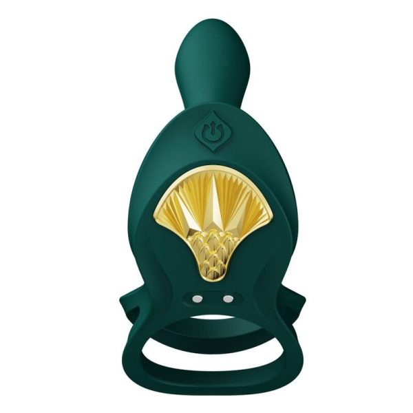 ZALO - BAYEK VIBRATING COUPLES RING GREEN - Afbeelding 5