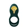 ZALO - BAYEK VIBRATING COUPLES RING GREEN - Afbeelding 8