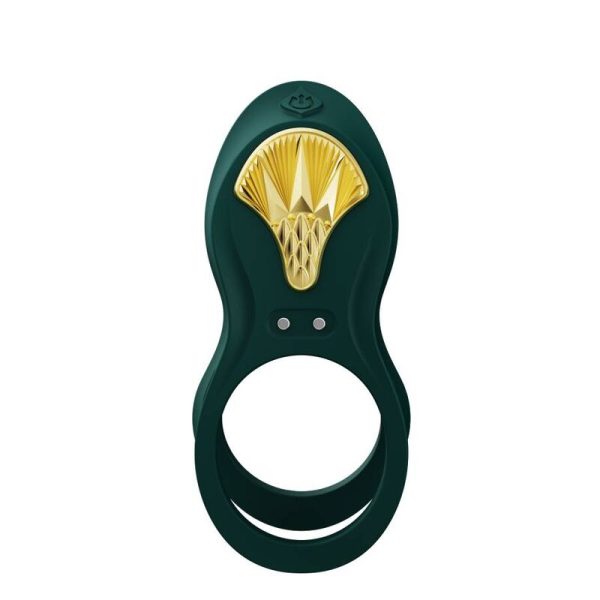 ZALO - BAYEK VIBRATING COUPLES RING GREEN - Afbeelding 8
