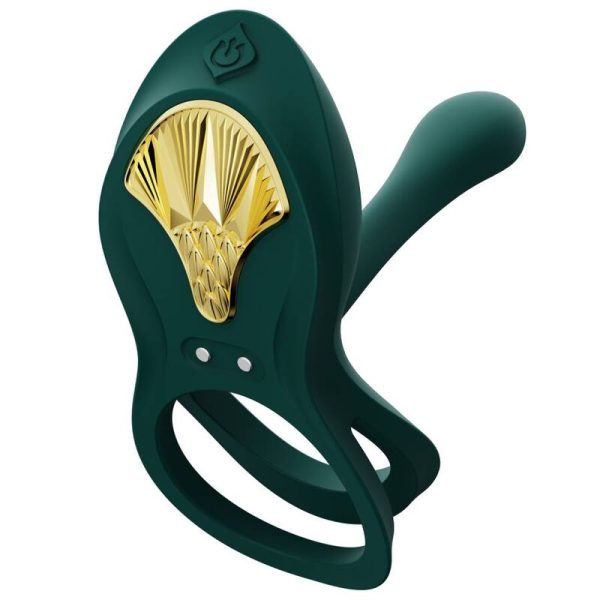 ZALO - BAYEK VIBRATING COUPLES RING GREEN - Afbeelding 2