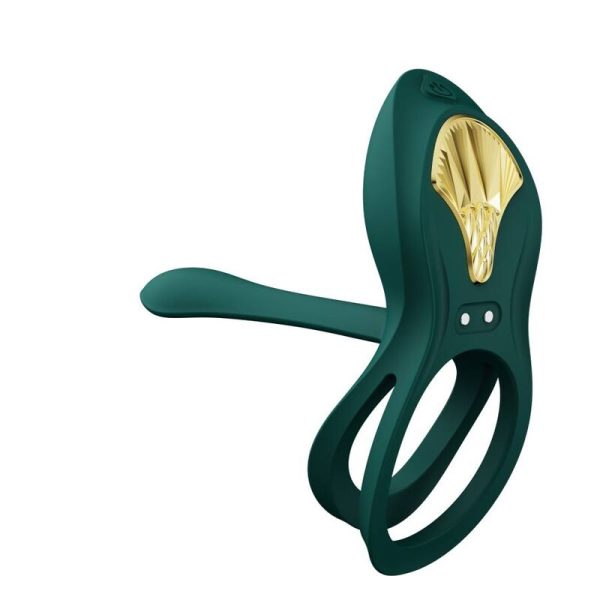 ZALO - BAYEK VIBRATING COUPLES RING GREEN - Afbeelding 9