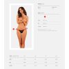 OBSESSIVE - CELIA NOIR THONG XL/XXL - Afbeelding 7