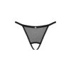 OBSESSIVE - CELIA NOIR CROTCHLESS THONG M/L - Afbeelding 5