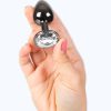 SECRETPLAY - GUNMETAL BUTT PLUG SMALL SIZE 7 CM - Afbeelding 3