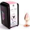 SECRETPLAY - METAL BUTT PLUG ROSE GOLD SMALL SIZE 7 CM - Afbeelding 2