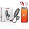 ONINDER - DENVER VIBRATING EGG BLACK 7 X 2.7 CM FREE APP - Afbeelding 2