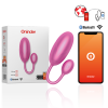 ONINDER - TOKYO VIBRATING EGG PINK 7.5 X 3.2 CM FREE APP - Afbeelding 2