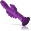 INTENSE - CASANOVA RABBIT SILICONE VIBRATOR TRIPLE MOTOR PURPLE - Afbeelding 5