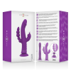 INTENSE - CASANOVA RABBIT SILICONE VIBRATOR TRIPLE MOTOR PURPLE - Afbeelding 7