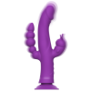 INTENSE - CASANOVA RABBIT SILICONE VIBRATOR TRIPLE MOTOR PURPLE - Afbeelding 3