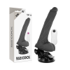 BASECOCK - REALISTIC VIBRATOR REMOTE CONTROL BLACK 19 CM -O- 4 CM - Afbeelding 3
