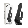 BASECOCK - REALISTIC VIBRATOR REMOTE CONTROL BLACK 18.5 CM -O- 4CM - Afbeelding 3
