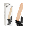 BASECOCK - REALISTIC VIBRATOR REMOTE CONTROL FLESH 20 CM -O- 4 CM - Afbeelding 3