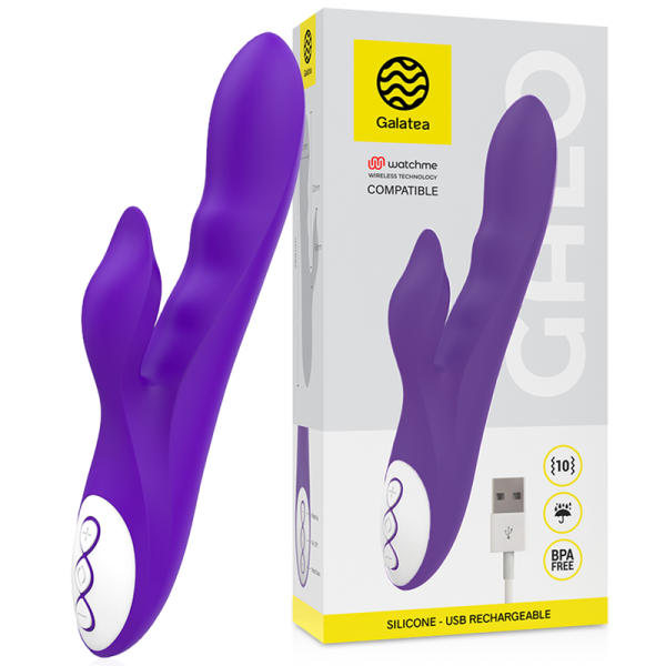 GALATEA - GALO LILAC VIBRATOR COMPATIBLE WITH WATCHME WIRELESS TECHNOLOGY - Afbeelding 2