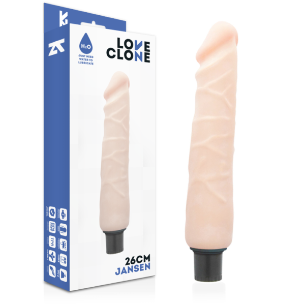 LOVECLONE - JANSEN SELF LUBRICATION VIBRATOR 26 CM -O- 4.2 CM - Afbeelding 2