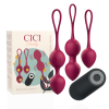 CICI BEAUTY - PREMIUM SILICONE 3 VIBRATING KEGEL BEADS REMOTE CONTROL - Afbeelding 2