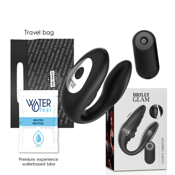 BRILLY GLAM - COUPLE PULSING & VIBRATING REMOTE CONTROL - Afbeelding 2