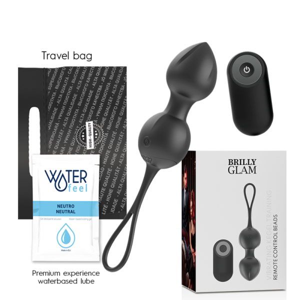 BRILLY GLAM - VIBRATING KEGEL BEADS REMOTE CONTROL - Afbeelding 2